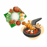 Logo Perusahaan Nasi Tempong dan Ayam Geprek
